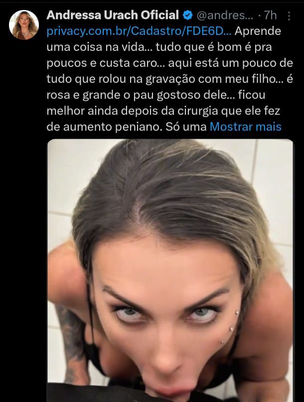 Andressa urach e filho video vazado